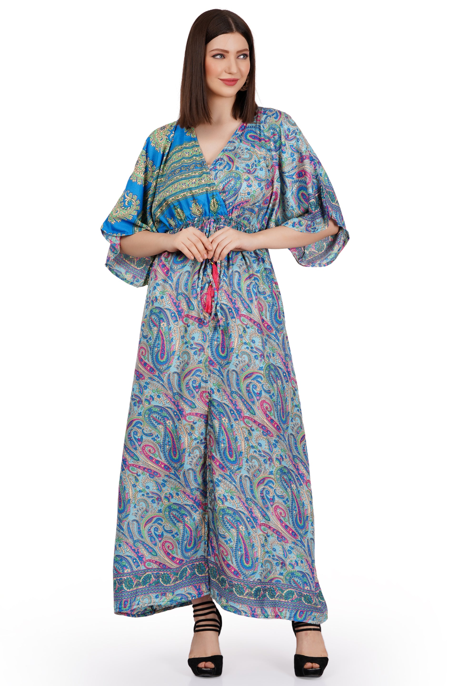 Cato Silk Dress With V-Neckline JEP Holland Cato Silk Dress With V-Neckline JEP Holland